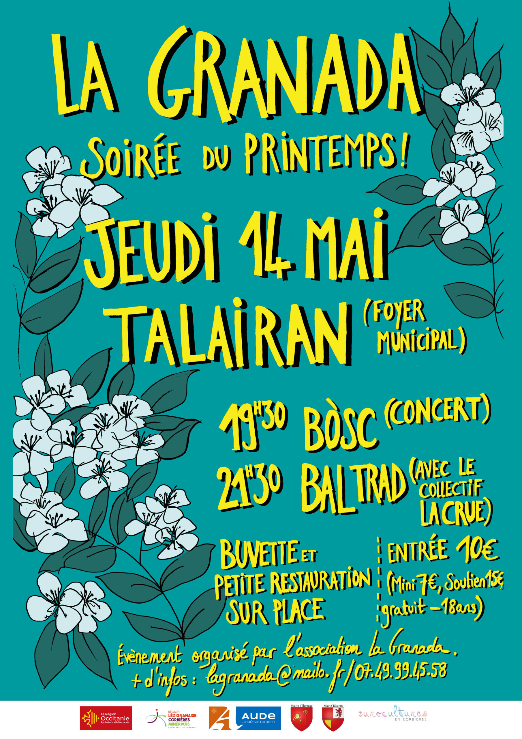 Concert de Bosc et bal trad' avec le collectif La Crue