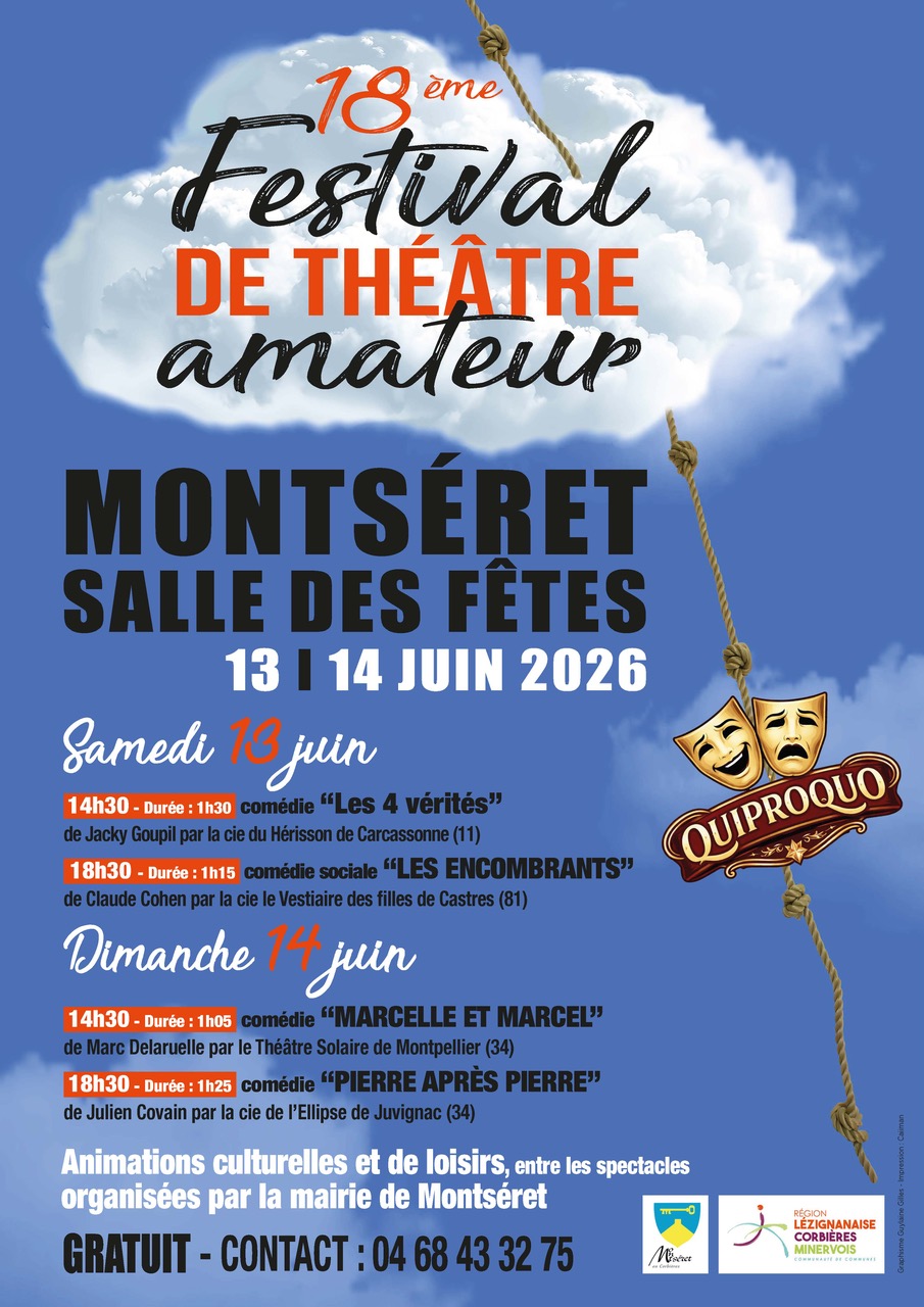 18ème Festival de théâtre amateur de Montséret