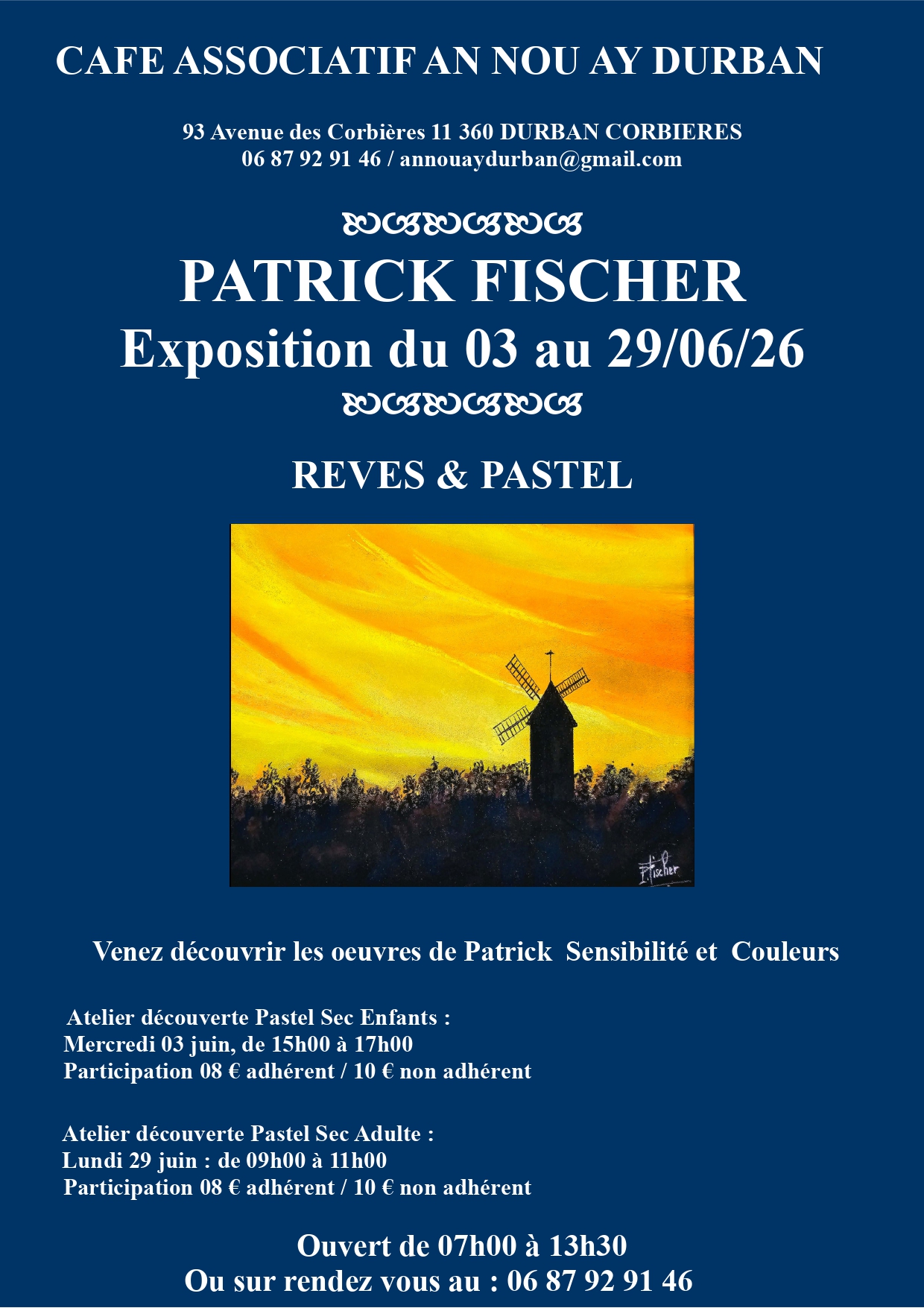 Patrick Fischer, exposition