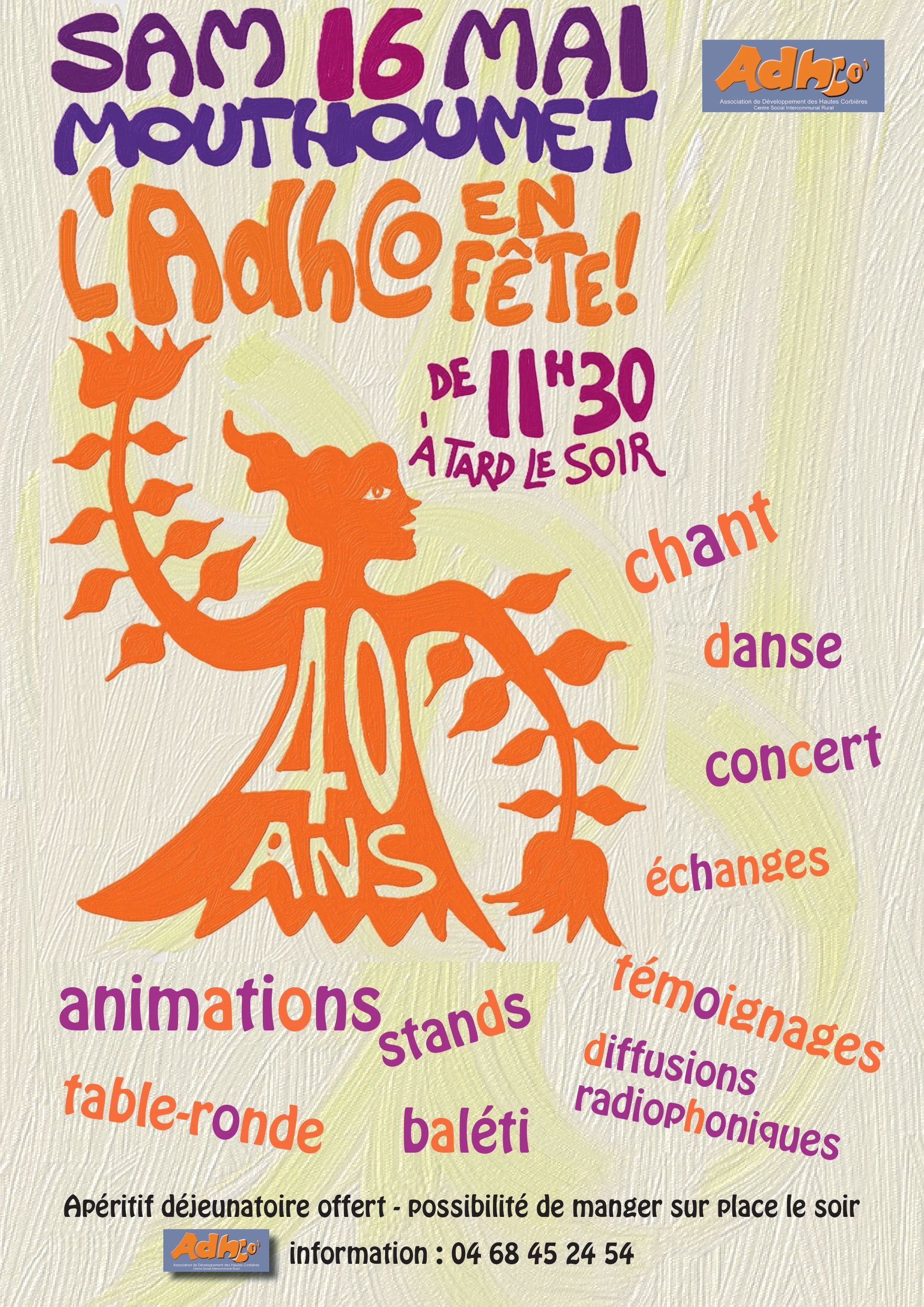 L'ADHCO en fête!... et Radio Caillasse sera là!