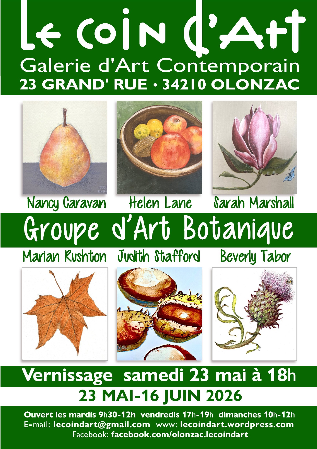 Exposition du Groupe d'Art Botanique