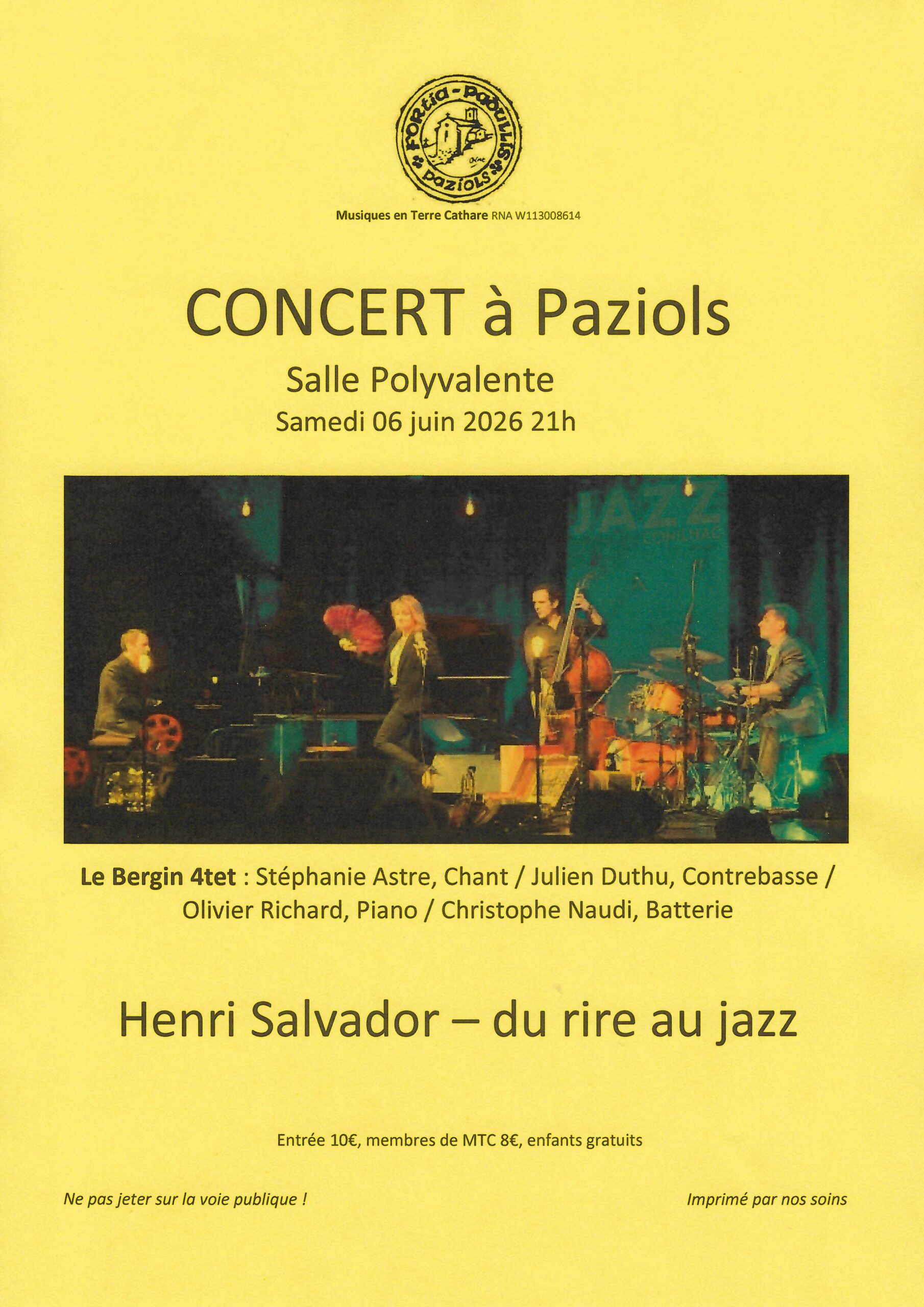 Bergin 4tet en concert