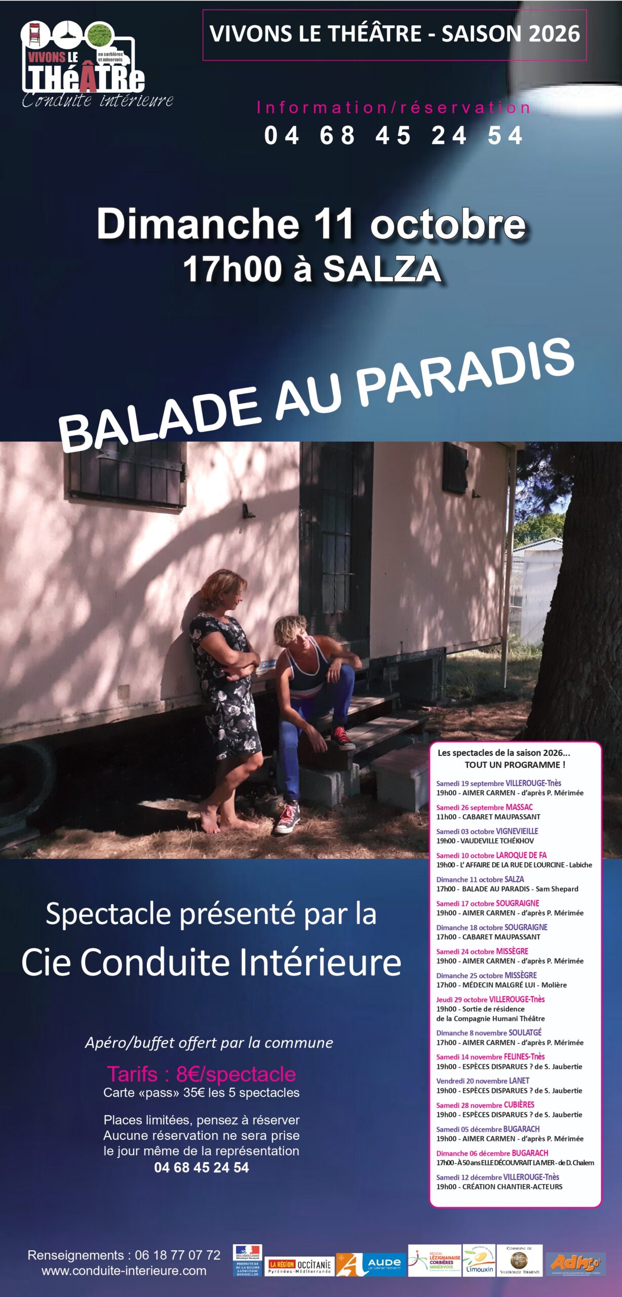 Vivons le théâtre: "Balade au Paradis" par Cie Conduite Intérieure